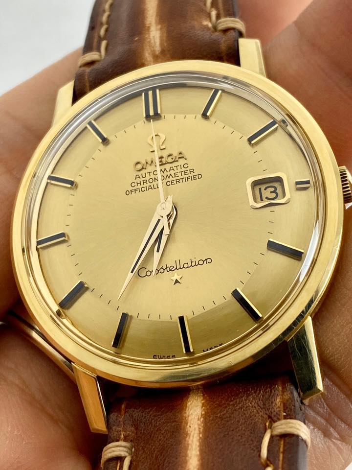 W36 ng h c Omega Constellation v ng c 18Karat ng h nh kho