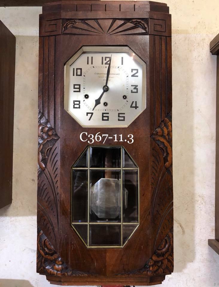 Đồng hồ treo tường quả lắc New HM831 số la mã Kashi Clock