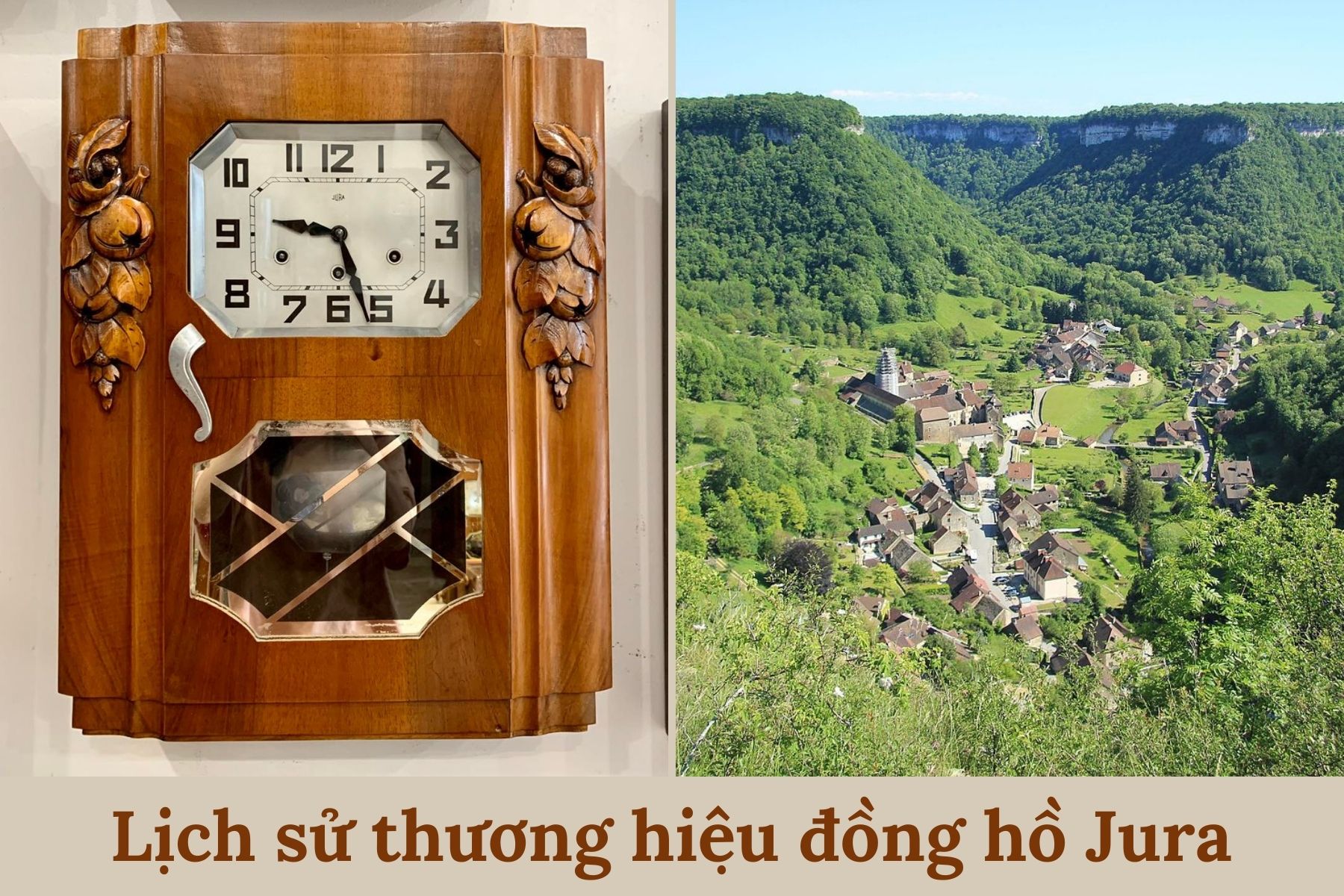 Lịch sử thương hiệu đồng hồ bidan - Khởi nguồn từ ngôi làng Morbier 